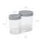 Simplify Gray 2 Compartment Cosmetic Brush Holder